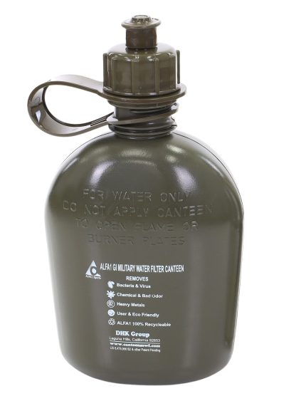 ALFA1 Military Water Filter Canteen (OD Green)